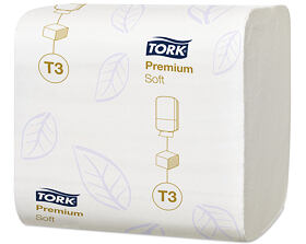 Tork Folded extra jemný toaletní papír skládaný Premium S., 2 vrstvý, 30 balení po 252 ks, T3,114273